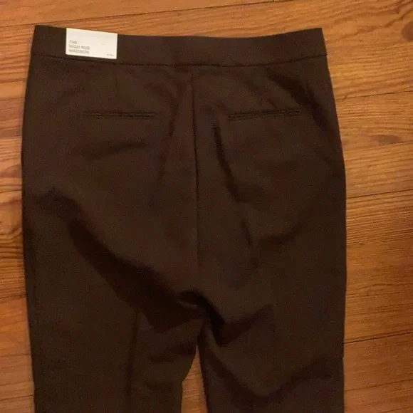 Ann Taylor The High Rise Madison Brown Pants NEW - Picture 12 of 16